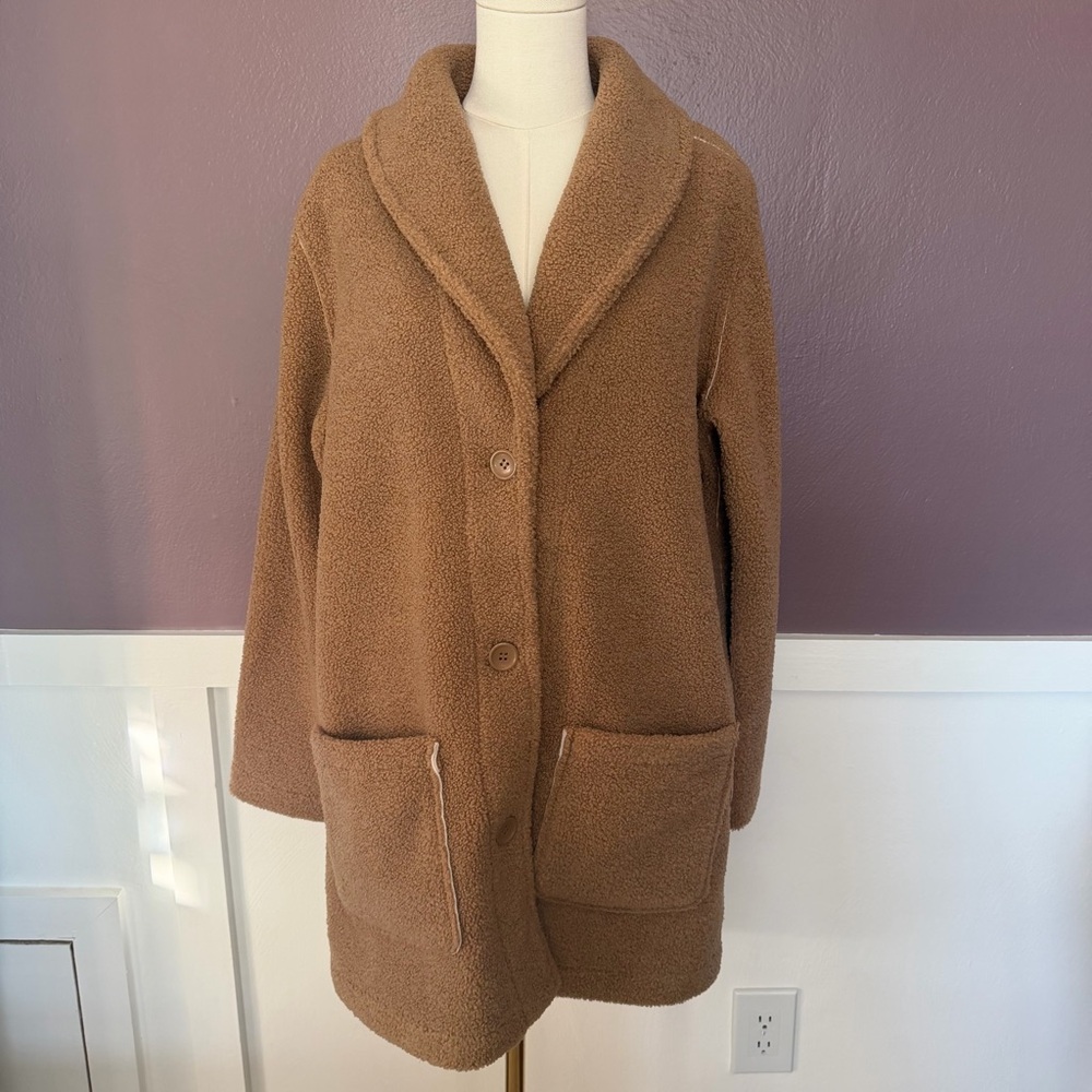 Reversable Susan Graver Teddy Coat - Picture 2 of 13